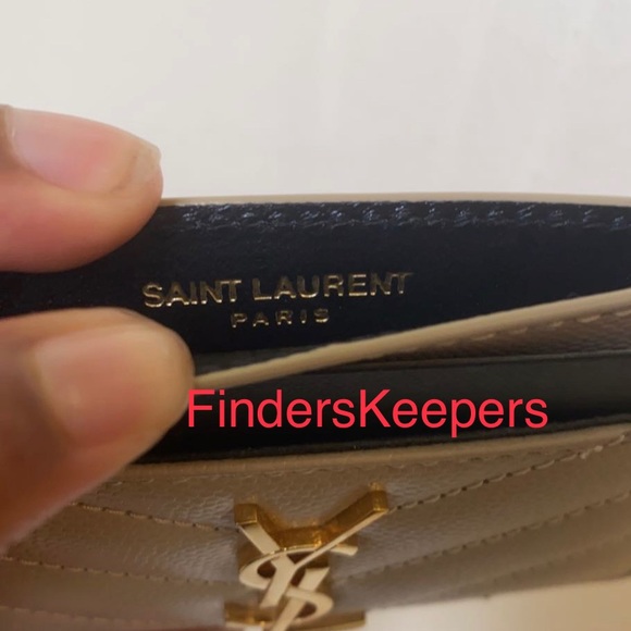 Authentic Saint Laurent Monogram Card Holder - Picture 9 of 10